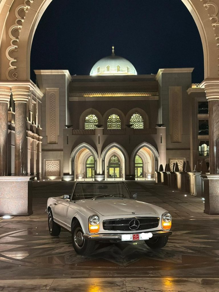 Classic Car Rental in Dubai: Vintage Mercedes, a ’65 Mustang and More | Weddings, Photoshoots and Events