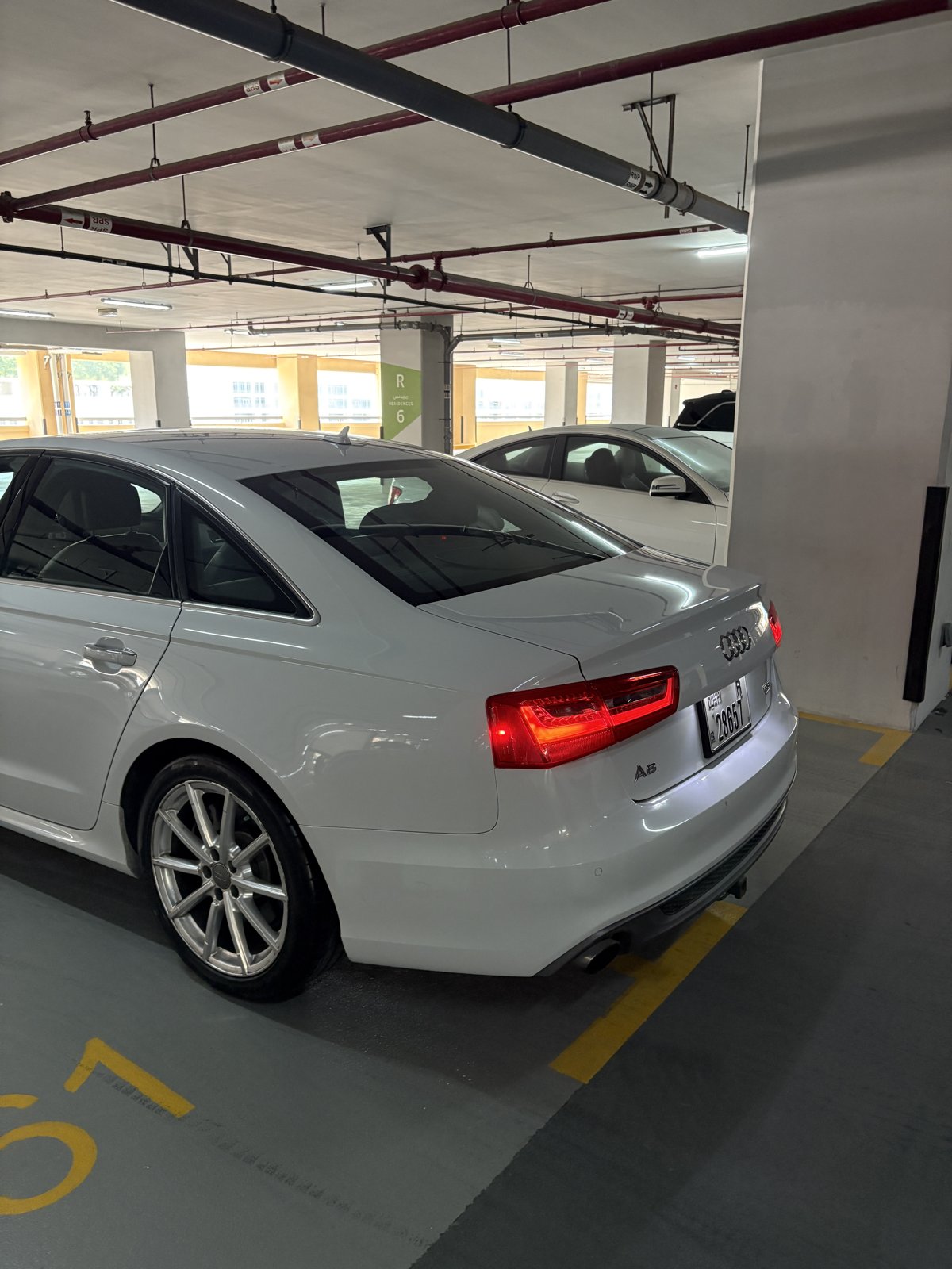 2015 Audi A6 3.0T quattro Technik, White, Canadian Specs, Only 78,000 km for sale in Dubai, UAE – photo 4 of 7
